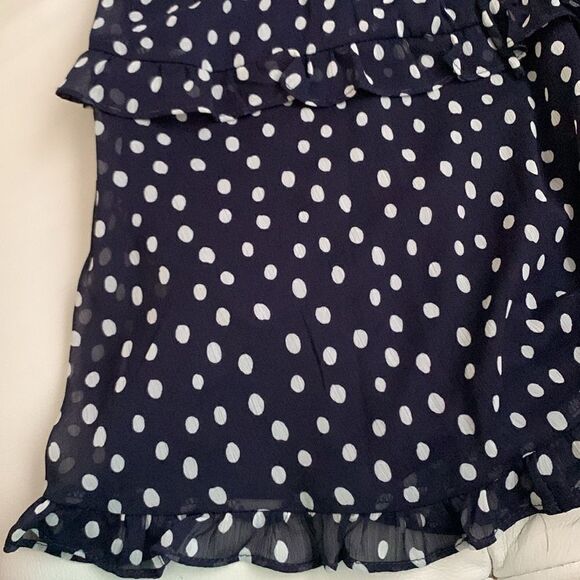 NWT By❤️By Summer Polka Dots Sleeveless Ruffle Mini Dress Size S - Picture 12 of 12